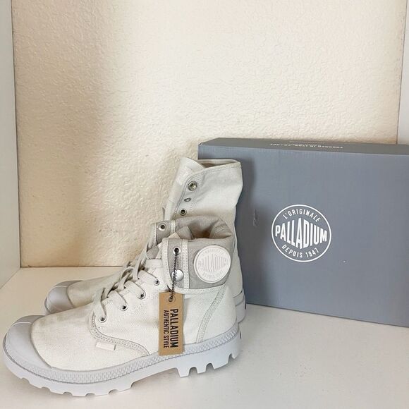 Palladium Men’s ‘Baggy’ sneaker Boots - Vapor/Metal - M8/W9.5 - Picture 1 of 16